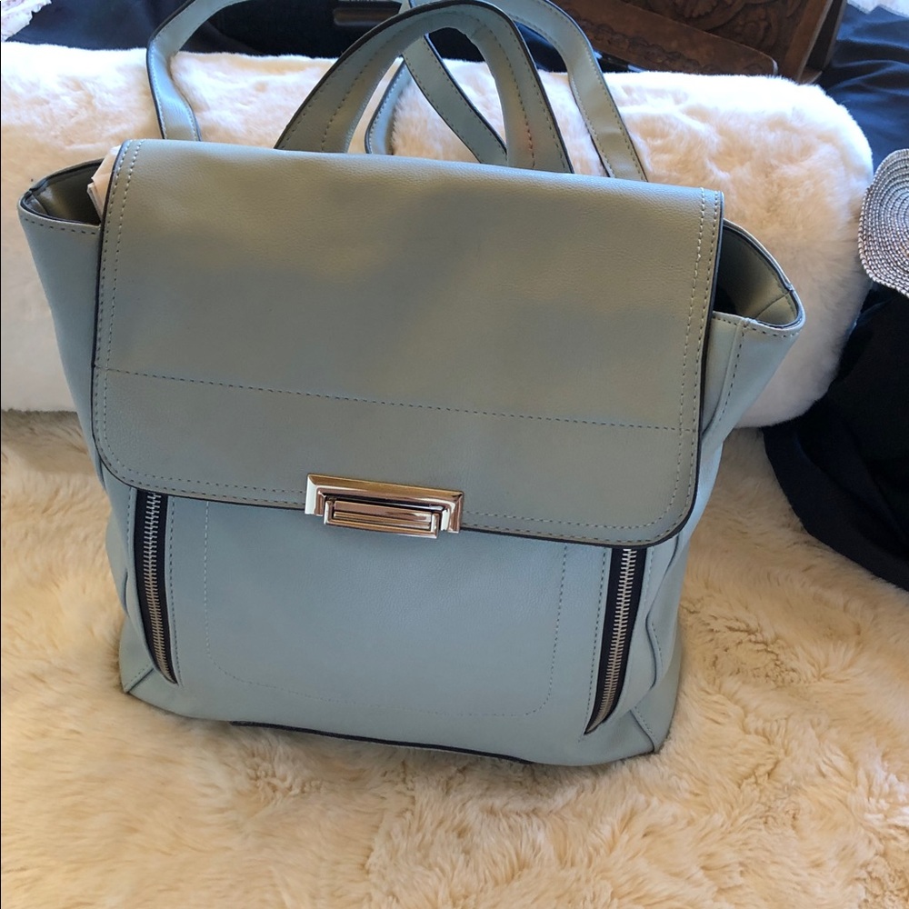 Chic Light Blue Backpack